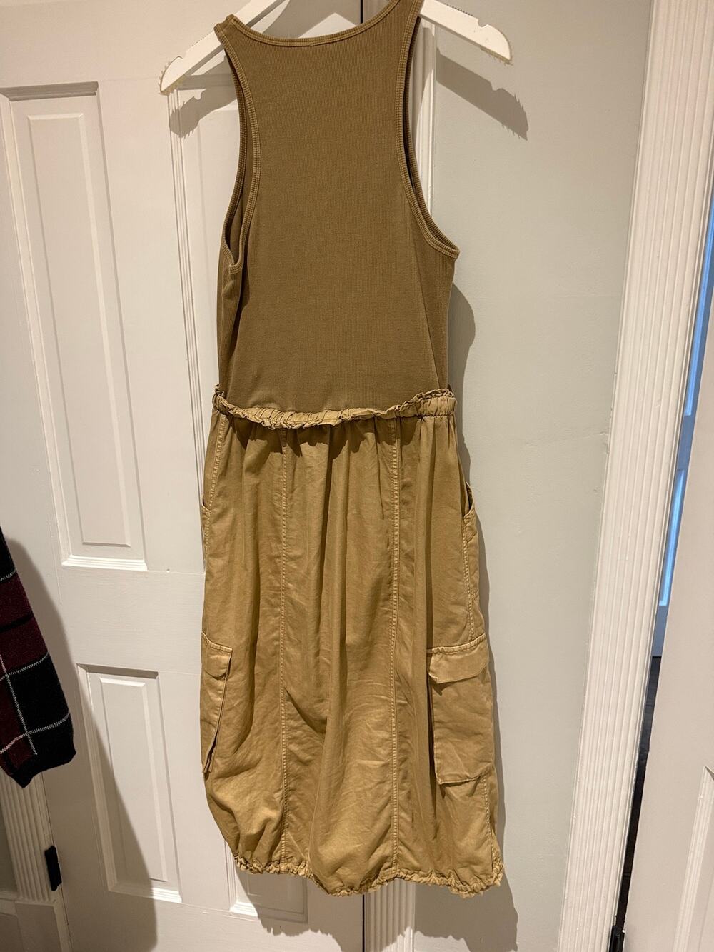 Daily Practice Tank Bubble Dress Drawstring Waist M